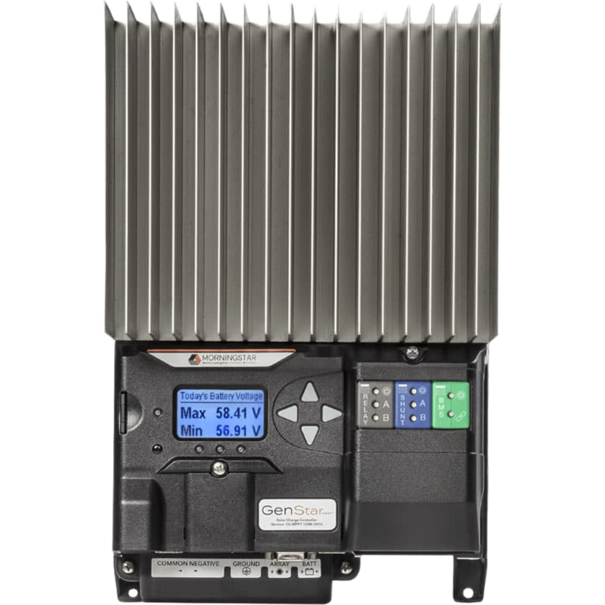 Controlador de Carga Solar MPPT / 100A / 12/24/36/48V / Voc 200Vcc / Eficiencia 99% / Sin Ventilador / ReadyRail