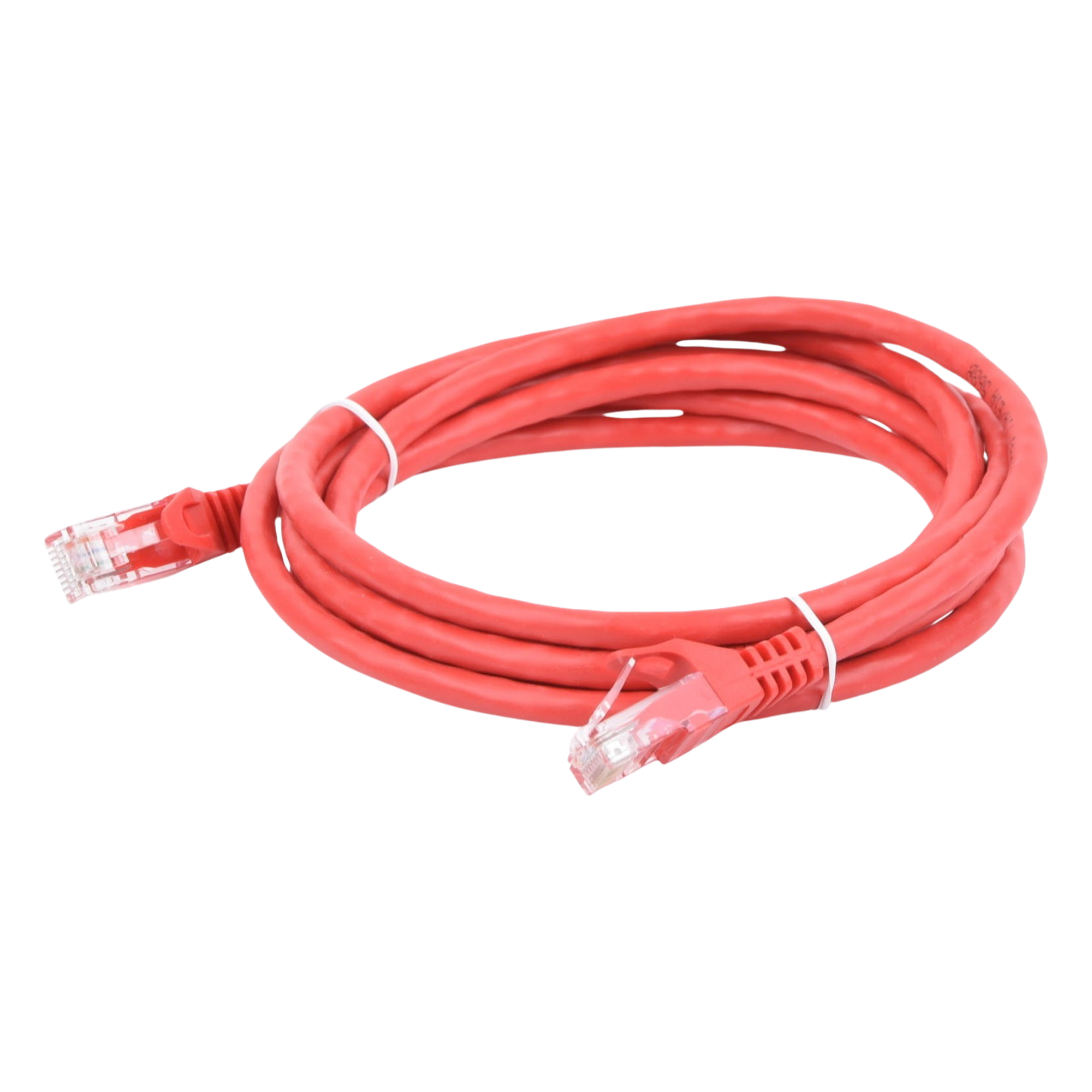Cable de Parcheo UTP / Cat6 / 2 m (6.56 ft) / Rojo / 1 Gbps+ / IEEE 802.3