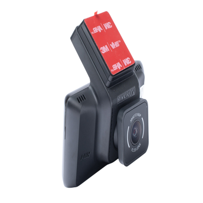 Cámara de Tablero / Cámara Frontal de 4 Megapixel (2K) y Trasera de 2 Megapixel (1080p) / Entrada de alarma para cambio a cámara de reversa / H.265 / Pantalla Táctil 3" / WiFi / G-Sensor / Micrófono y Bocina Integr