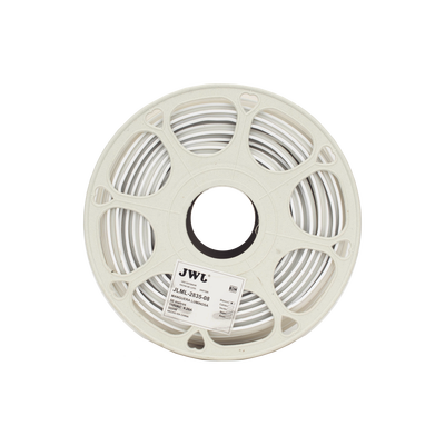 Manguera LED Luminosa Blanca de Resina Transparente y Flexible / Para uso Interior o Exterior / Carrete de 50 m/ 110V CA 4.2 A/ 500 W Potencia / T.C.C. 6500 K.