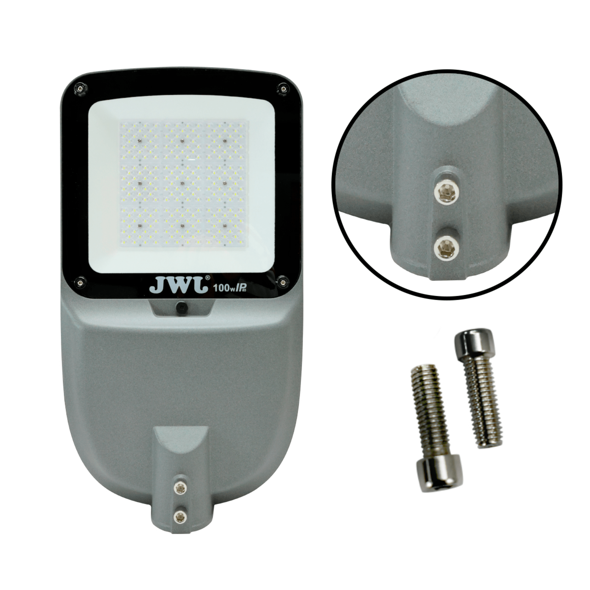 Luminario Urbano con Fotocelda / 200W / Flujo Luminoso 32 000 lm / Ángulo de Luz 105°-135° / IP65 / Montaje en Poste o Brazo / Vida Útil 50 000 h.