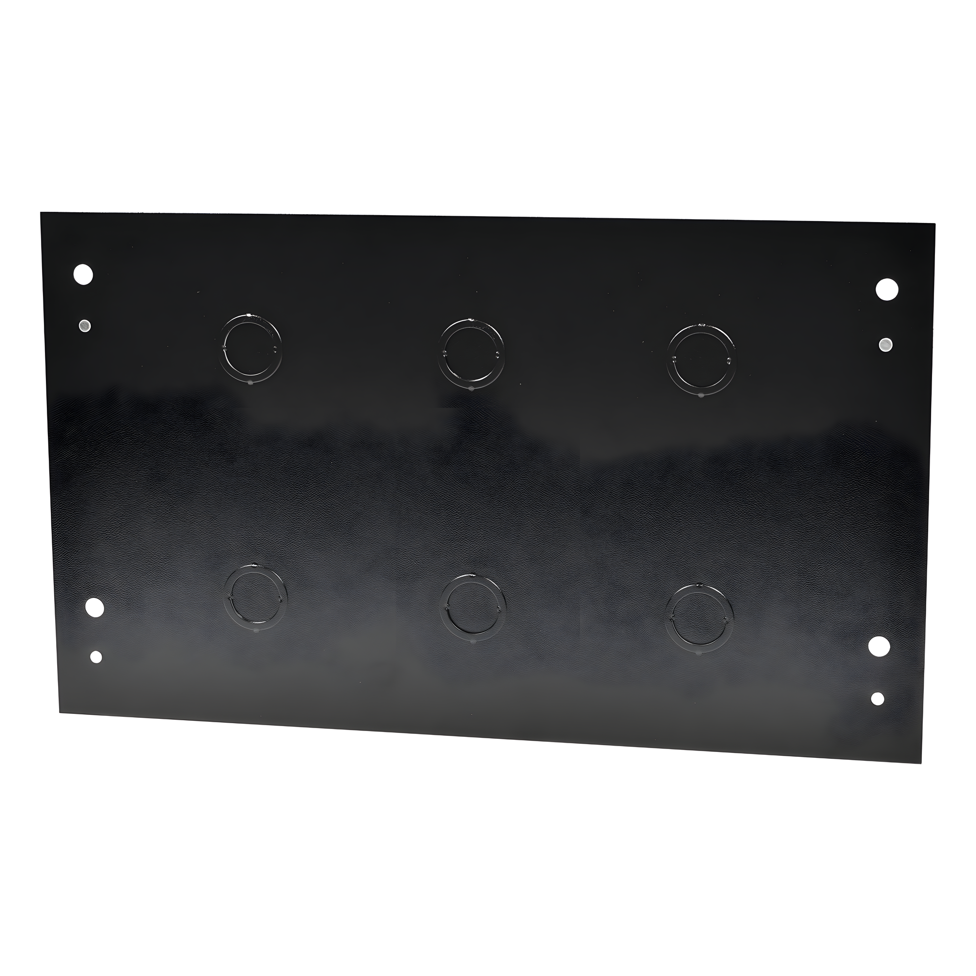 Tapa Trasera para Gabinete de Pared / 6U / Acero Calibre 18/22 / 600 mm Ancho / Compatible SR1906GFP / Negro Semi Mate