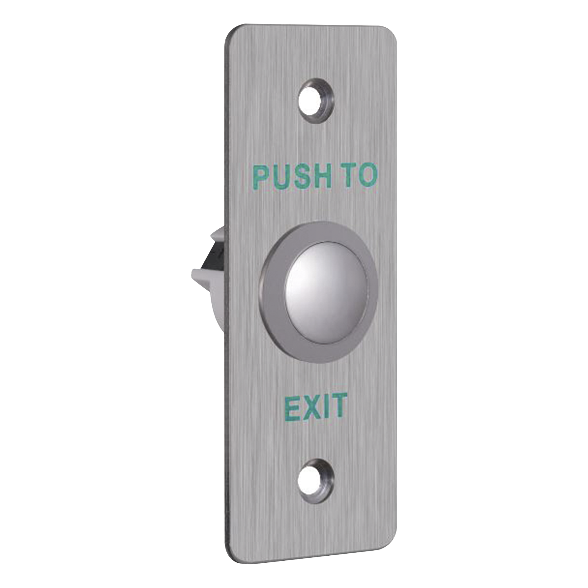 Botón de Salida Metálico / Forma Rectangular / Normalmente Abierto o Cerrado / Estético / Interior — HIKVISION · SKU DS-K7P02