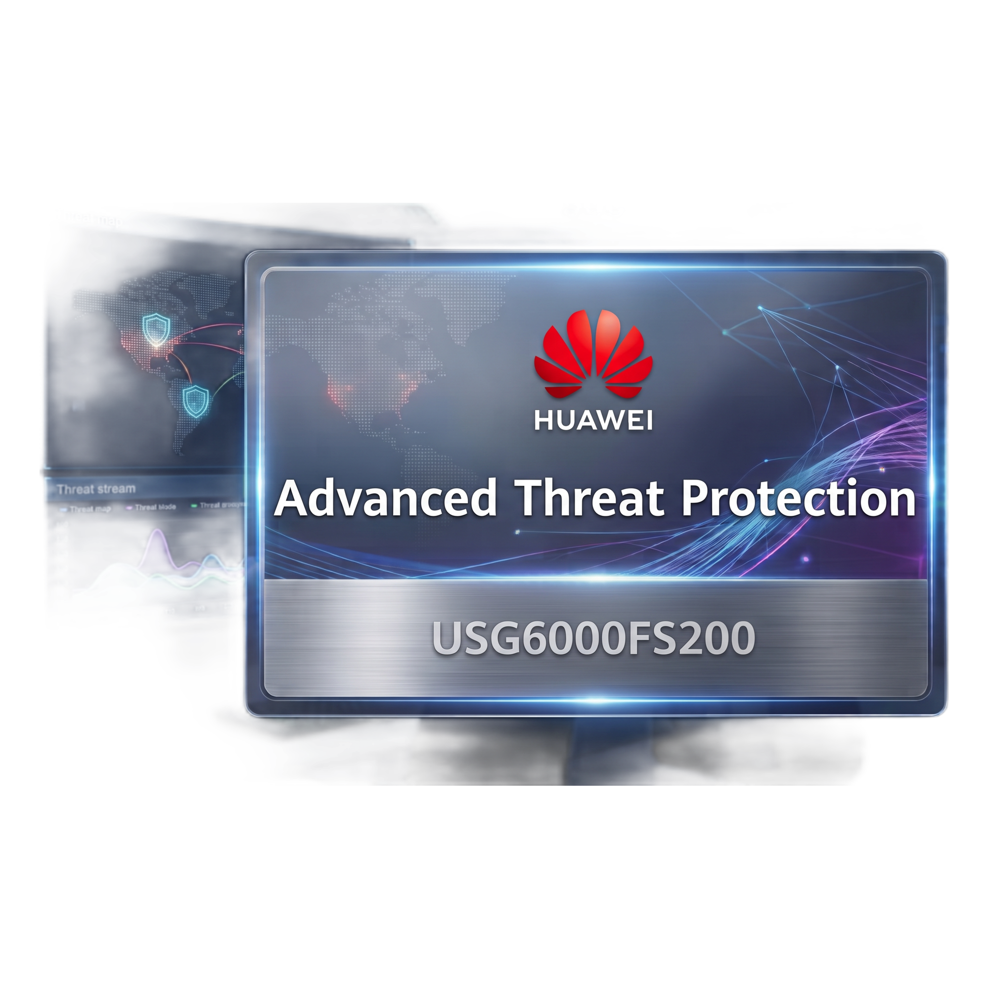 Licencia Advanced Threat Protection (Antivirus, IPS, y Filtrado por web/aplicación) para Firewall USG6000F-S200 por 1 año — HUAWEI · SKU LIC-USG6KF-S200-ATP-1Y-OVS