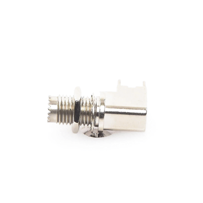Conector Mini UHF Hembra para Montaje en PCB, Estaño/ Estaño/ Polipropileno.