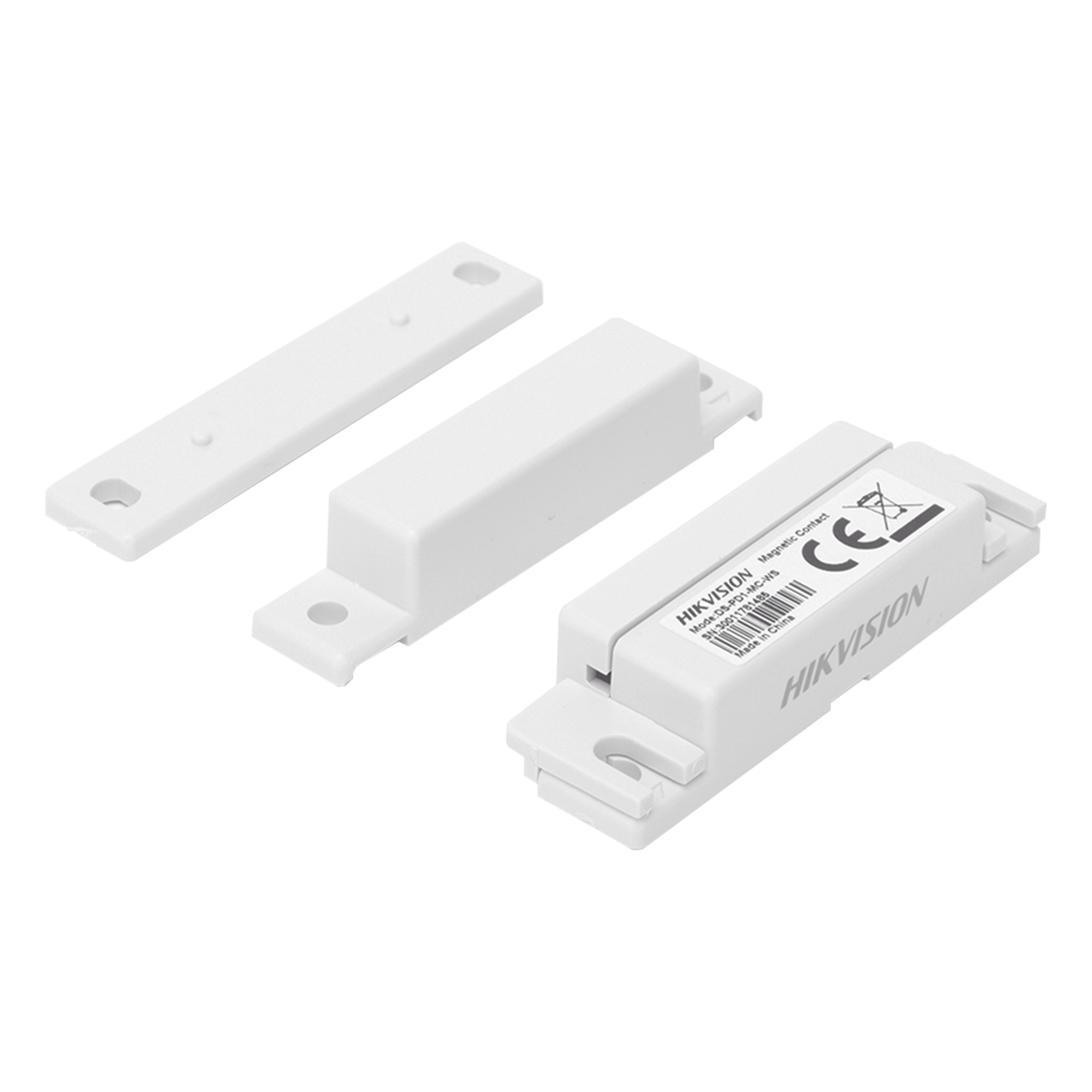 Contacto Magnético Cableado para Puertas y Ventanas / ABS / Interior / Gap 2 cm / Normalmente Cerrado / Hikvision — HIKVISION · SKU DS-PD1-MC-WS