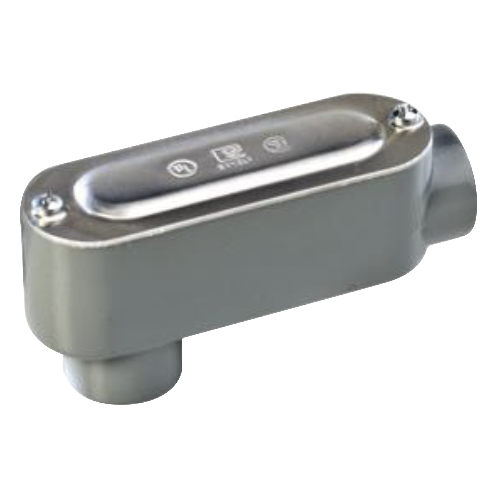 Caja oval roscada tipo LB de 2" (50.8 mm) Incluye tapa y tornillos. — RAWELT · SKU OLB-0306C