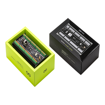 Controlador Industrial Arduino Portenta Machine Control / STM32H747XI Dual Cortex / 24V DC / 8 Entradas Digitales / 8 Salidas Digitales / 12 I/O Programables / 3 Entradas Analógicas / 4 Salidas Analógicas / 3 Canales Temperatura / CAN / Ethe