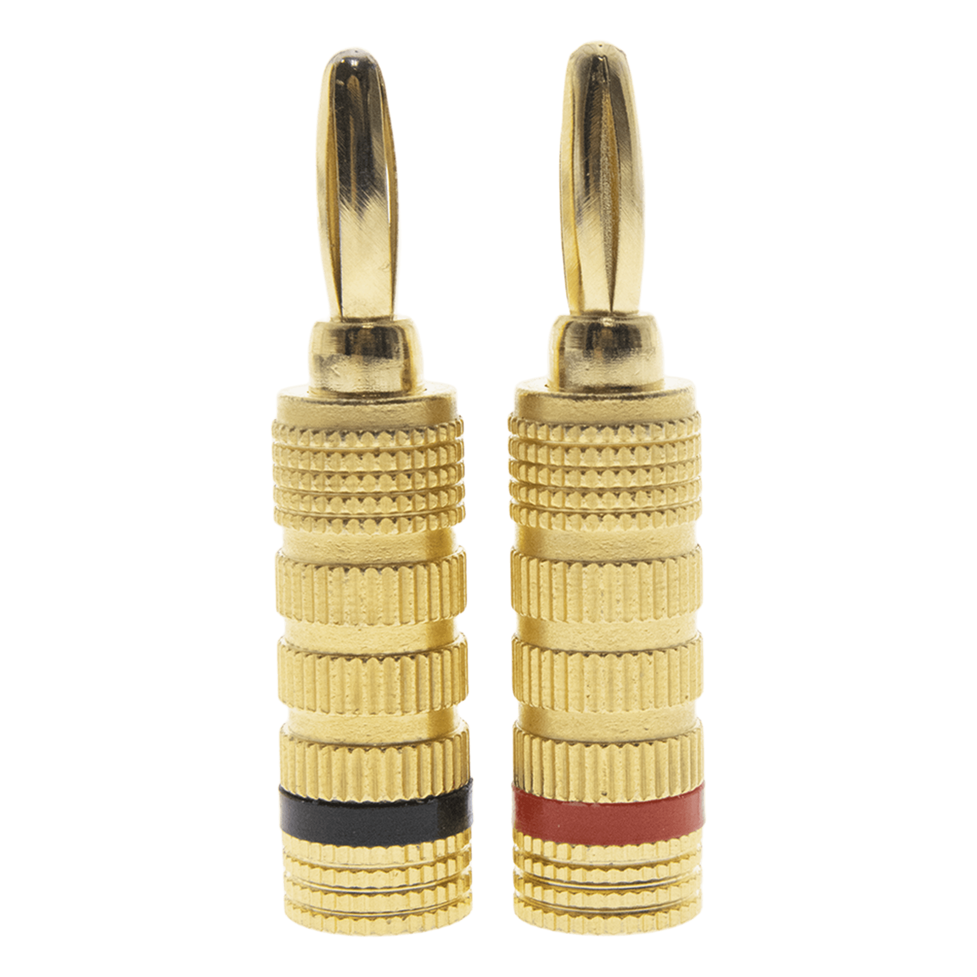 Kit Conector Banana Tipo Tornillo para Bocinas | Instalaciones Profesionales de Audio | Chapado en Oro | Color Negro + Rojo (2 Piezas) — EPCOM PROAUDIO · SKU EP-BSC-KIT