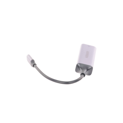 Adaptador de Red USB-C 3.1 (5 Gbps) a RJ45 | Thunderbolt 3 | Admite 10/100/1000 Mbps | Chip Inteligente | Amplia Compatibilidad | Caja de Aluminio | Longitud del cable 10 cm.