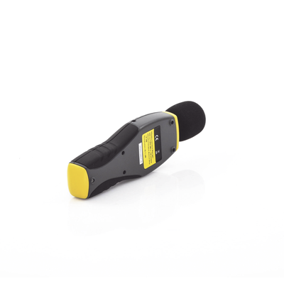 Medidor de Decibeles Profesional / Rango 40-130 dB en 4 Escalas / Precisión ±2 dB / Cumple NFPA 72 y ANSI S1.4 / LCD 4 Dígitos con Max/Min Hold / Micrófono Condensador Electret ½ Pulgada