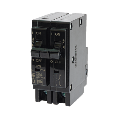 Interruptor Termomagnético Enchufable, Serie: B2Q, 2P, 15A, 240V (SKU:1002278)
