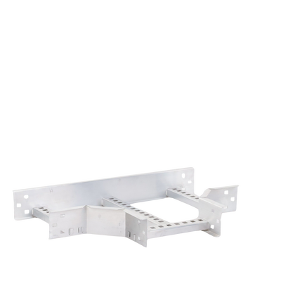 Derivación "T" Horizontal de Aluminio Perfil Z / Peralte 3 1/4" / Ancho 9"/ Radio 8" / Incluye Tornillería (CHTHEZ314R8X9AK)