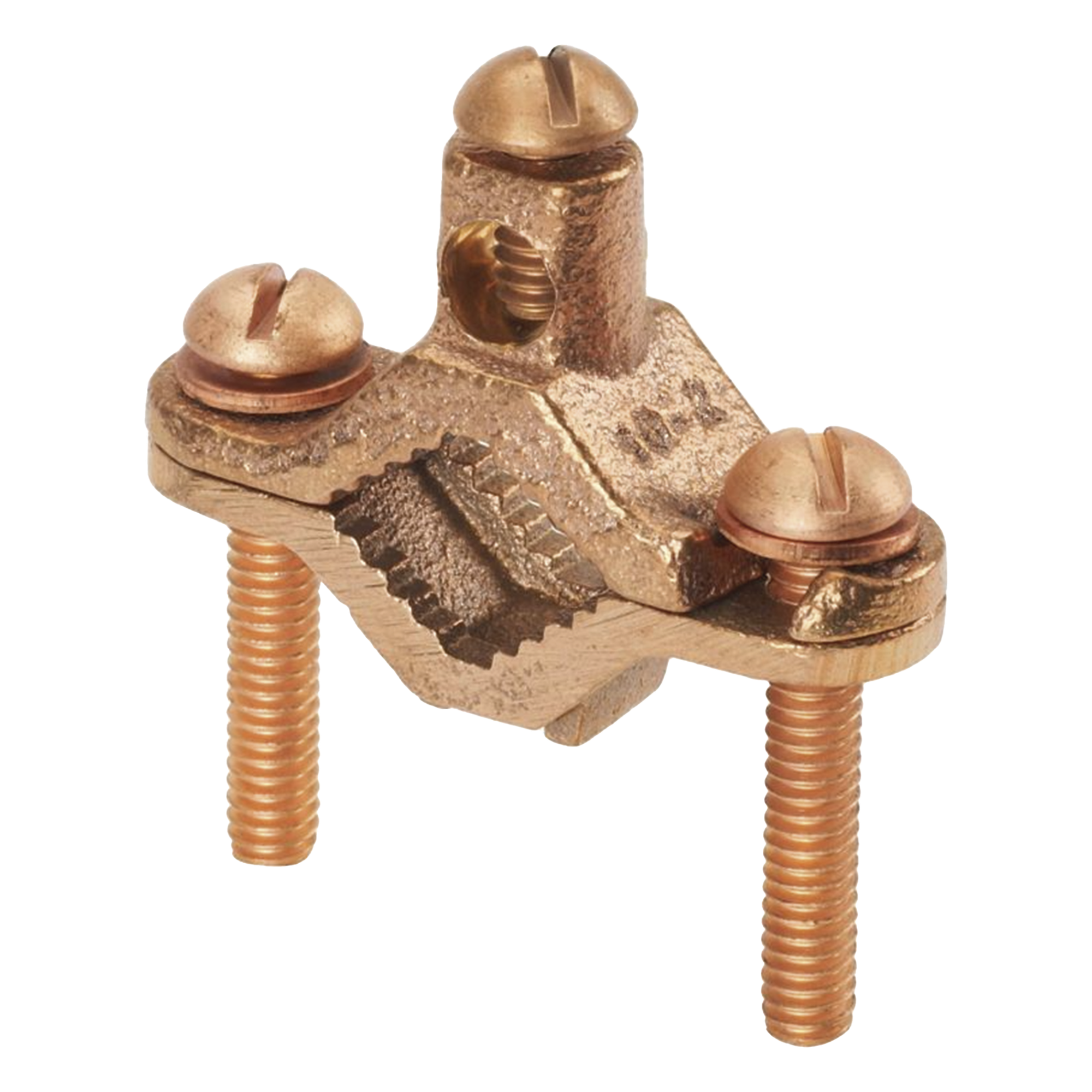 Abrazadera de Bronce para Tierra Física para Conductor 2 AWG, 1 Pieza — PANDUIT · SKU GPC2-1D-C