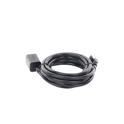 Cable de Extensión Cat6 RJ45 F/UTP / Macho a Hembra / 2 Metros (6.56 Pies) / Método de Conexión 568B / Velocidad de Transmisión 1000Mbps / Ancho de Banda del Canal 250MHz / Caja de Cobre / Negro