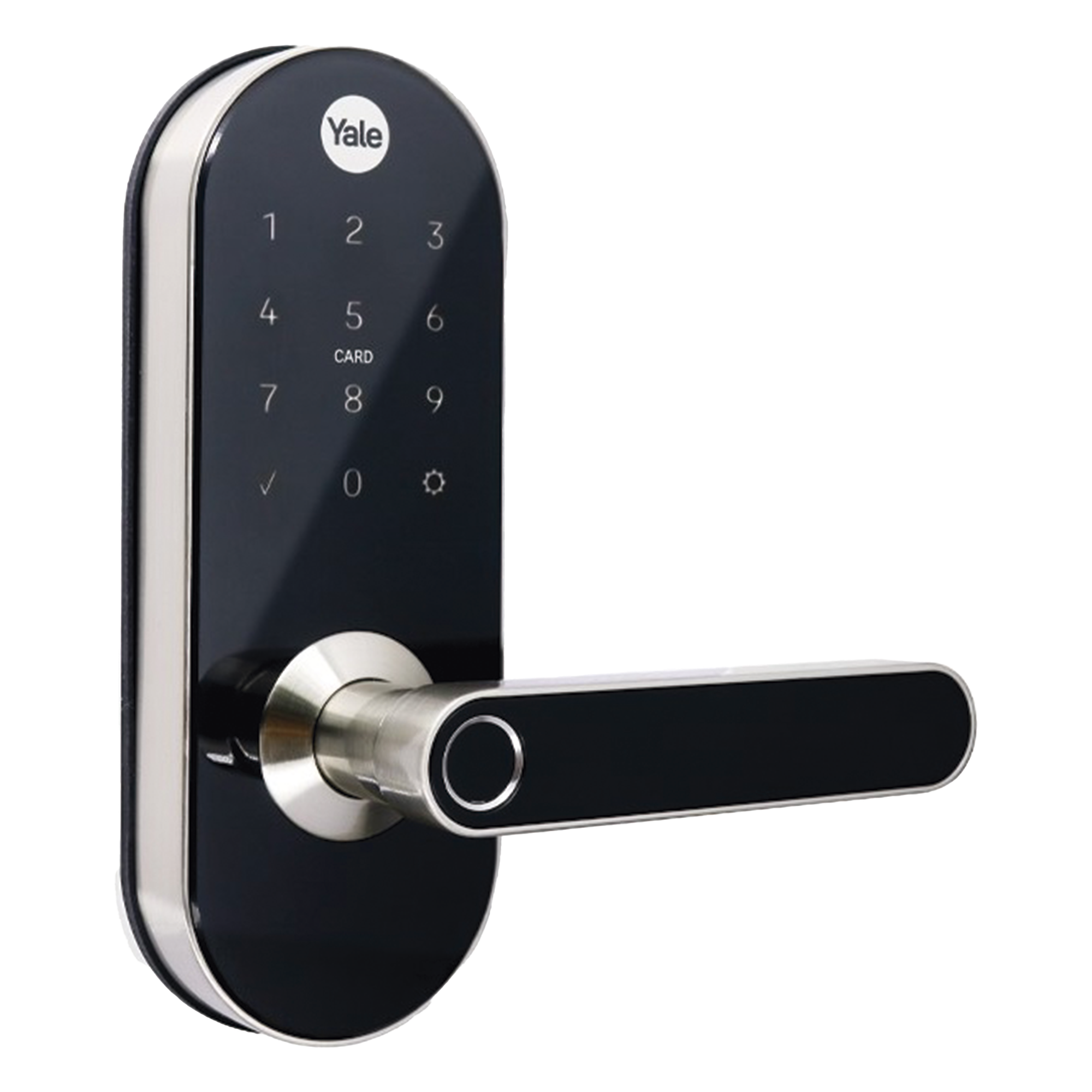 Cerradura Digital  YMC420 / con Teclado Táctil / lector de Tarjetas / Huellas /  Incluye HUB / compatible con YALE CONNECT — YALE-ASSA ABLOY · SKU MX81727