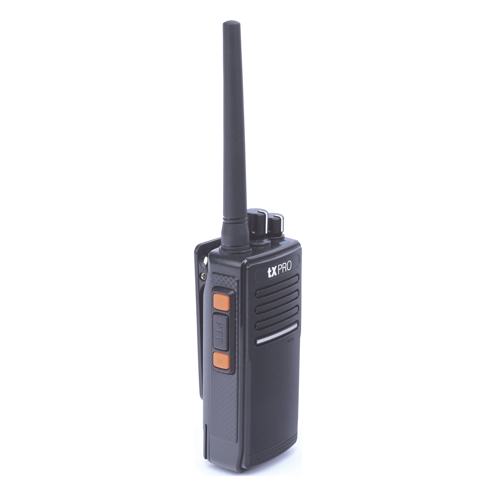 Radio Portátil UHF 400-512 MHz, Digital DMR y Analógico, 5 W, Incluye antena, batería, cargador y clip, 16 canales preconfigurados