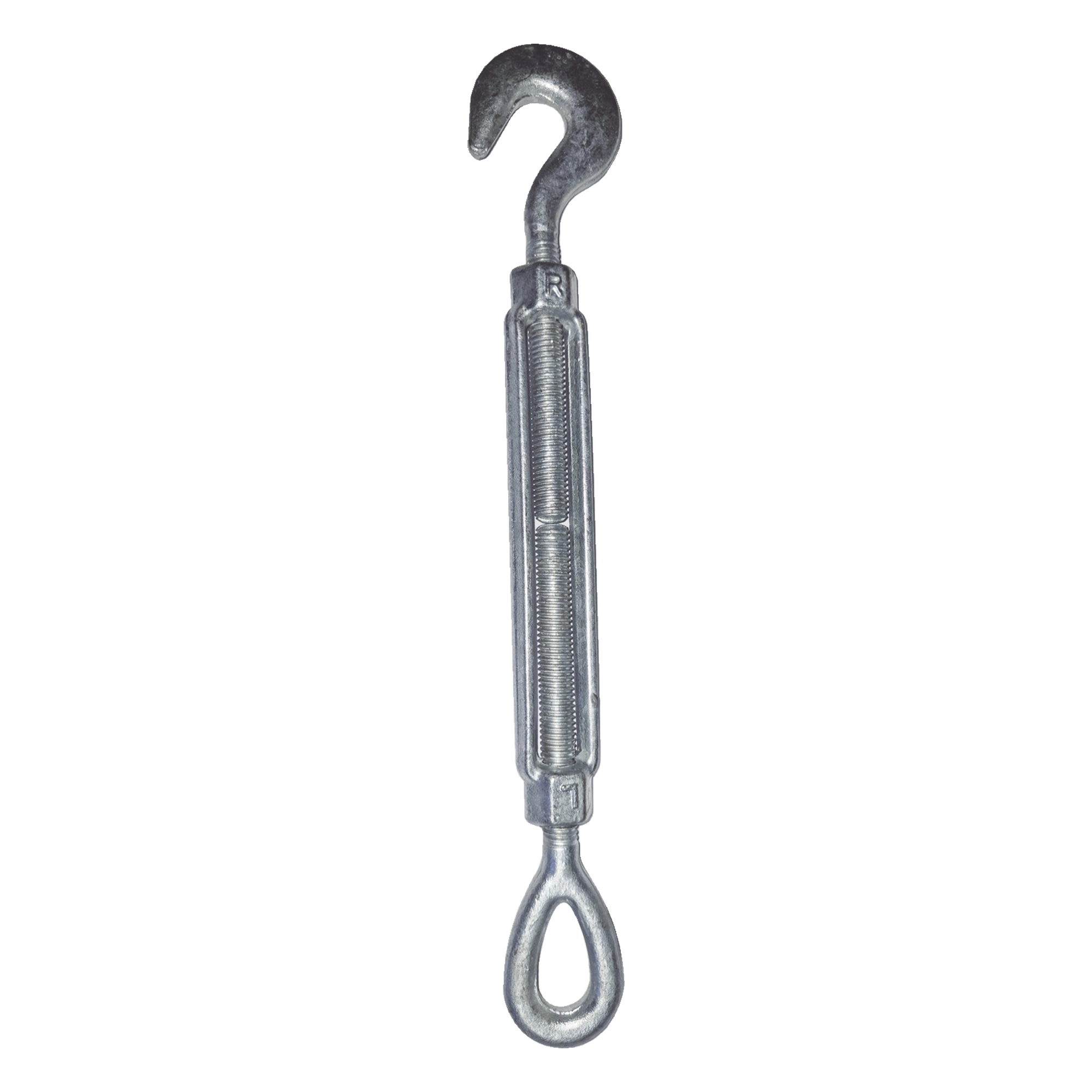 Tensor de 1/2" x 6" Acero Forjado OJO-GANCHO Galv. Inmersión en Caliente (Carga Max. 1500 Lbs). — SYSCOM TOWERS · SKU TEN-1/2X6-OGJ