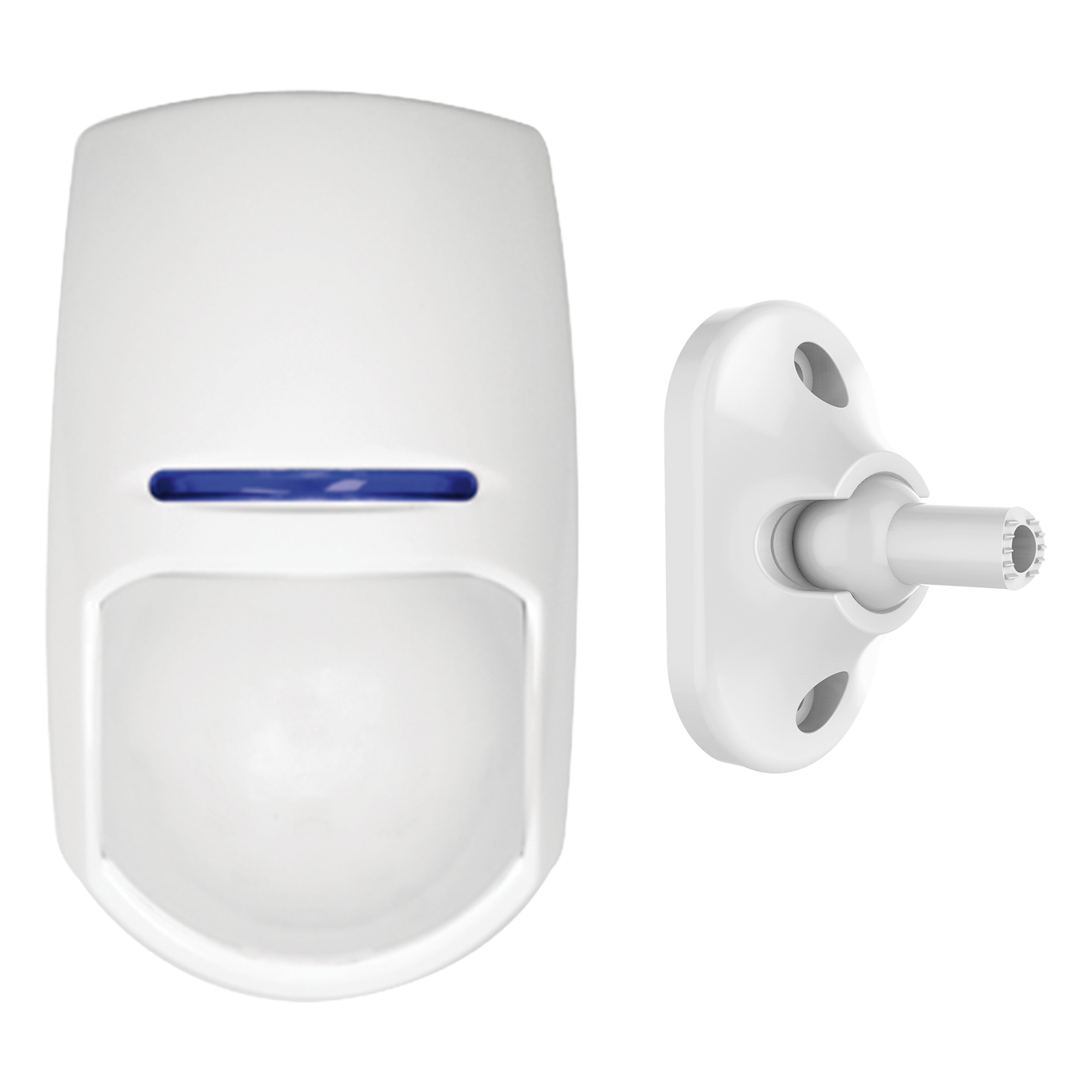 (AX HUB) Detector PIR Interior Inalámbrico / Inmunidad a Mascotas Hasta 24Kg + Montaje Universal — HIKVISION · SKU DS-PD2-P10P-W/UB