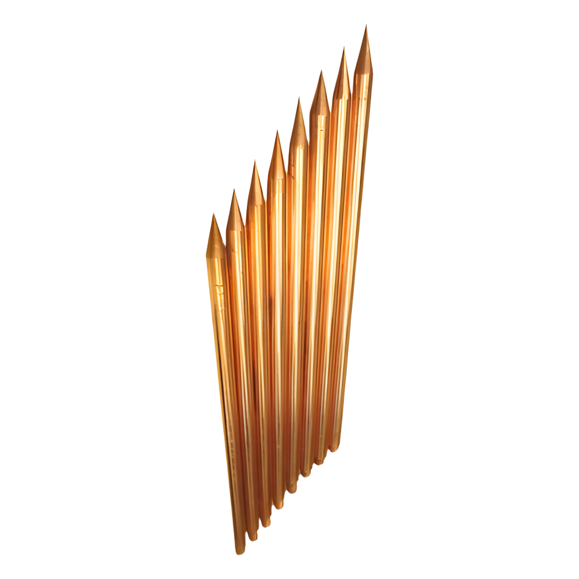 Varilla de Acero con Recubrimiento de Cobre Diámetro 5/8", 3m de Largo con Protocolo — TOTAL GROUND · SKU TG-VAR-3058P