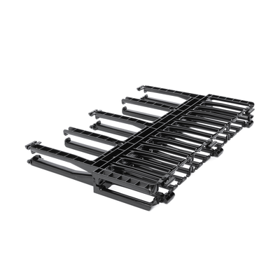 Organizador de Cables Horizontal NetManager de Alta Densidad, Doble (Frontal y Posterior), Para Rack de 19in, 1UR, Color Negro