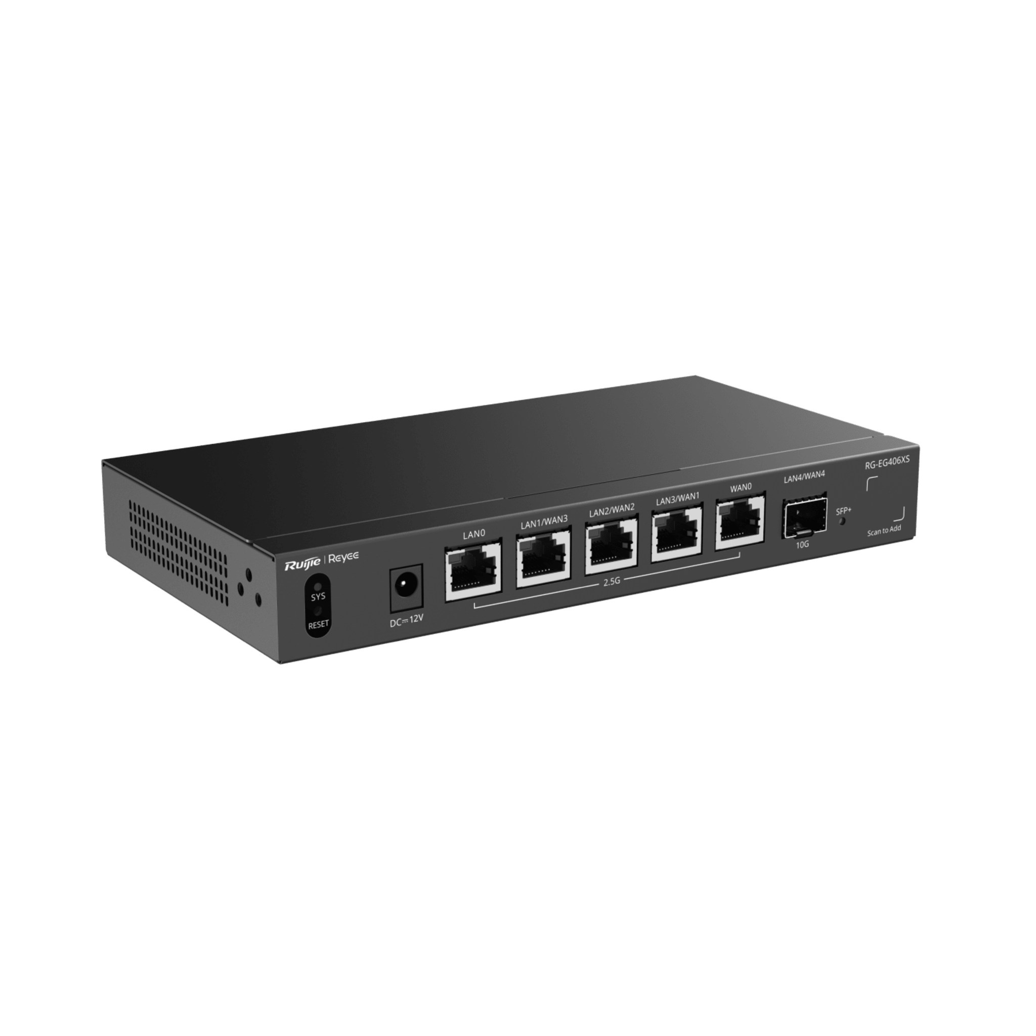 Router Balanceador con Función SD-WAN, Hasta 5 Servicios de Internet y hasta 400 clientes con desempeño de 2.5 Gbps, un puerto SFP+ 10G