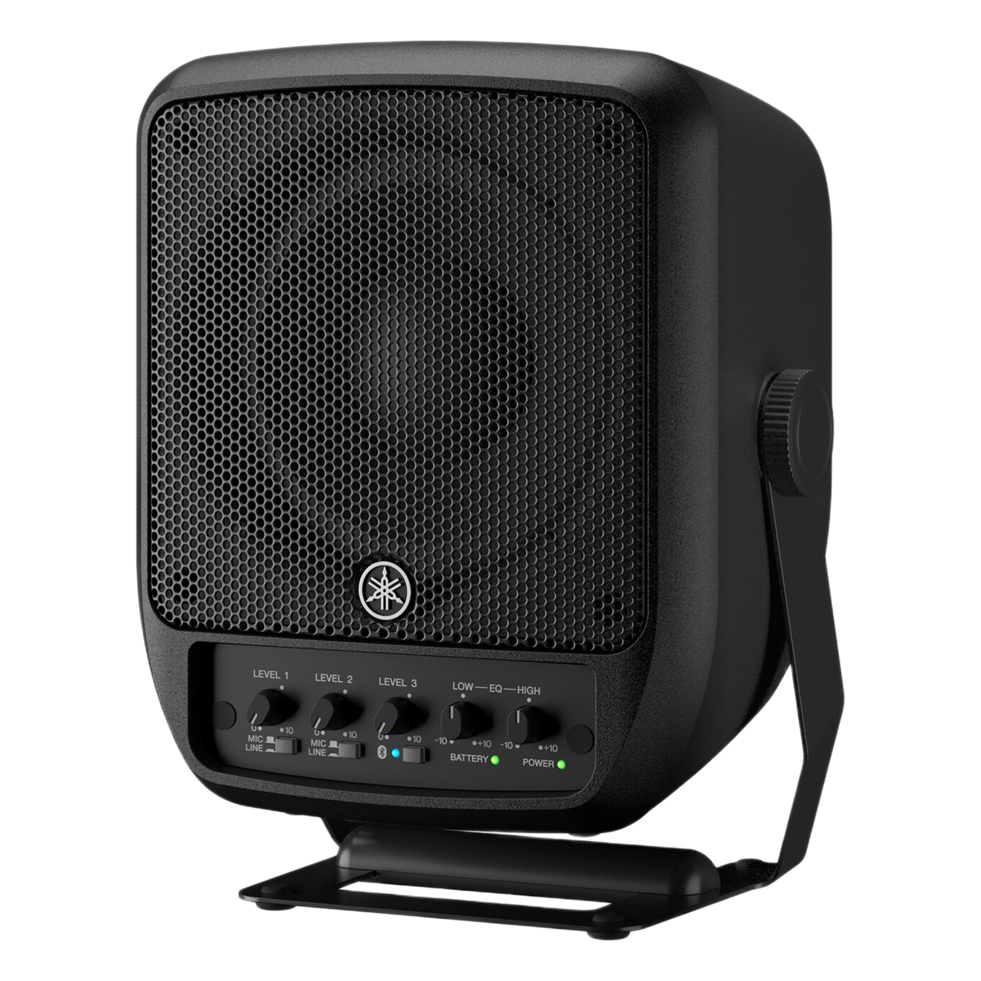 Sistema de Audio Portátil 100w | Altavoz 6.5" Coaxial | Consola de 3 canales | Bluetooth | Incluye Batería Recargable | Carga por UCB-C — YAMAHA · SKU STAGEPAS 100BTR-MKII