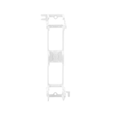 Montaje de Pared para Panel de Parcheo de 12 Puertos, Color Blanco