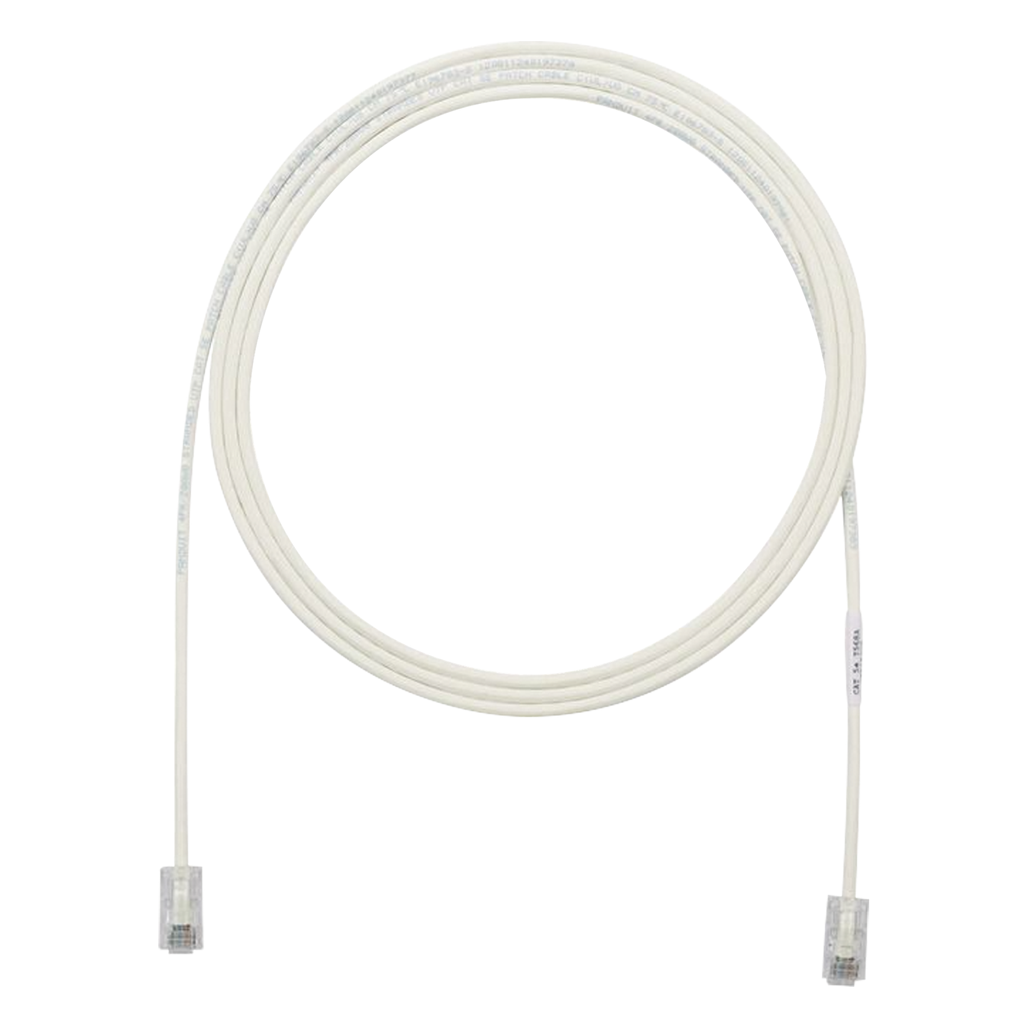 Cable de Parcheo UTP Cat6A, CM/LSZH, Diámetro Reducido (28AWG), Color Blanco Mate, 0.91 Metros (3 Pies) — PANDUIT · SKU UTP28X3