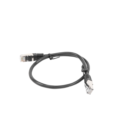 Cable de Parcheo FTP Cat5e - 0.5 Metros (1.64 Pies) - Negro
