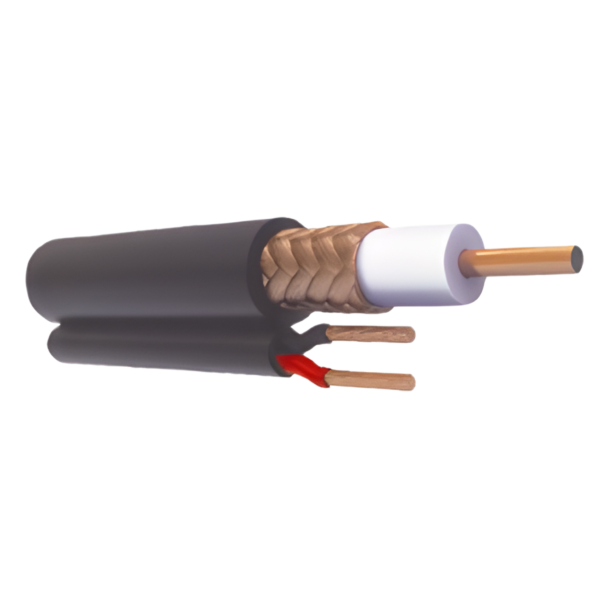 Bobina de 305 Metros (1000 Pies) de Cable RG59 Siamés, Malla de Cobre y Aluminio, CCA, Hecho en México, Optimizado para HD, Para Uso en Intemperie. — VIAKON · SKU RG-59-V-CCA/1000