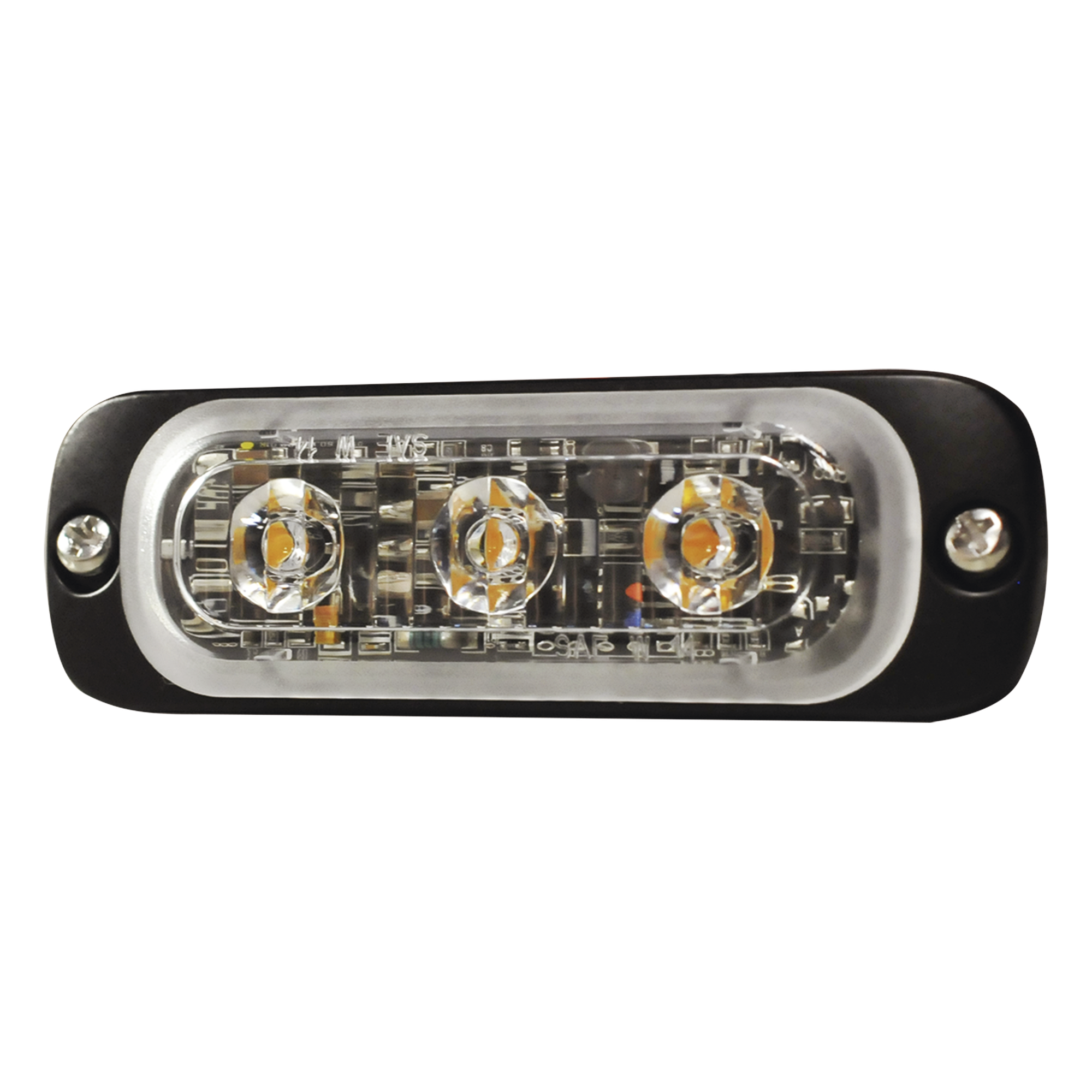 Luz Auxiliar de 3 LED, Azul, Lente Transparente, SAE — SIGNALPRO · SKU SP3B