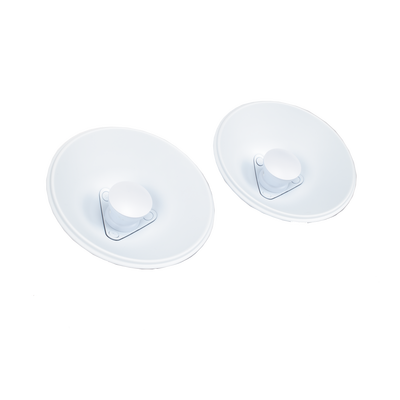 Par de Antenas Modulares Dual Slant, 4.9 - 6.4 GHz, Dimensiones (27 cm), Apertura 45°, Ganancia de 20 dBi, Diseñadas para radio C5x