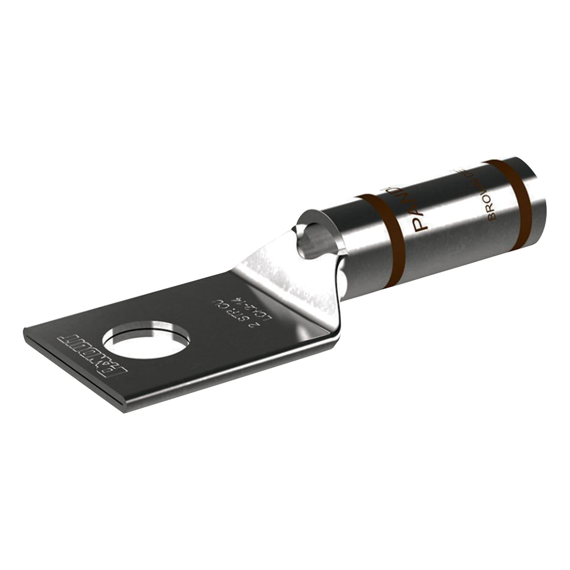 Zapata de compresión LCA2-14-Q, para cal. 2 Awg, Barreno para tornillo prisionero de 1/4, 1 Pz — PANDUIT · SKU LCA2-14-Q
