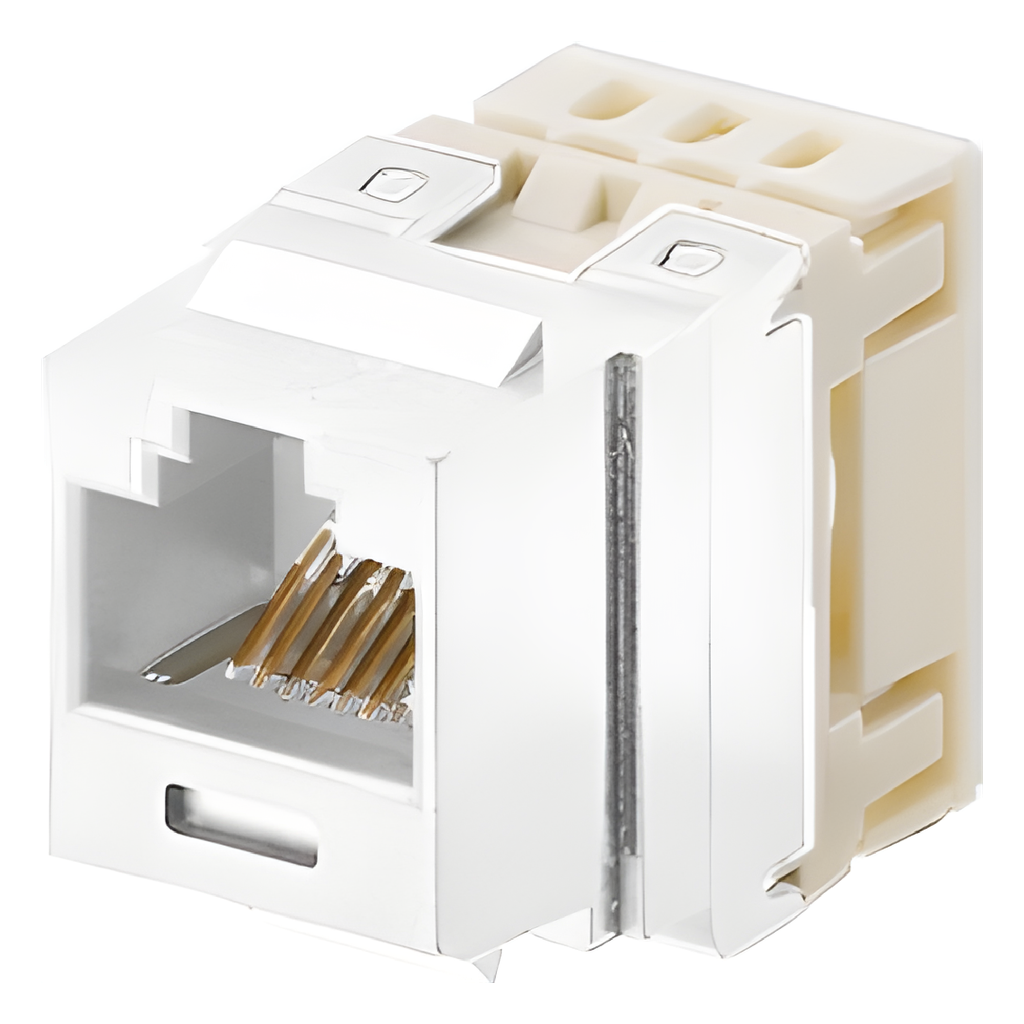 Jack Keystone / Cat 5e / Impacto 110 / RJ45 / 8P8C / UTP / Blanco Mate — PANDUIT · SKU NKP5E88MIW