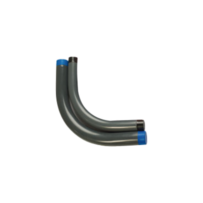 Codo Conduit Rígido de Aluminio de 3/4” (19 mm)/ Recubierto de PVC / Interior de Uretano.