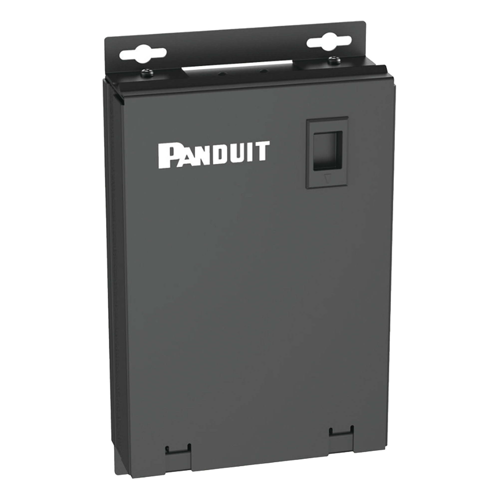 Punto de Consolidación de 12 Puertos Mini-Com, Instalación en Piso, Pared o Techo, Fabricado en Acero, Color Negro — PANDUIT · SKU CPB12BL