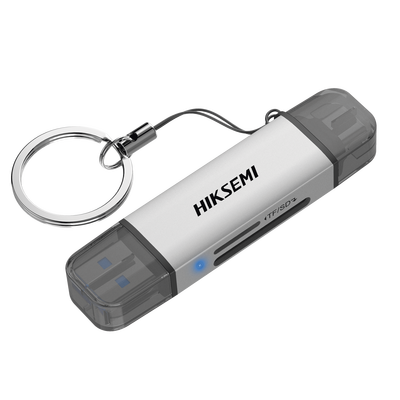 Lector de Tarjetas 2 en 1 / Conector Dual USB-A y USB-C / Soporta SD y Micro SD