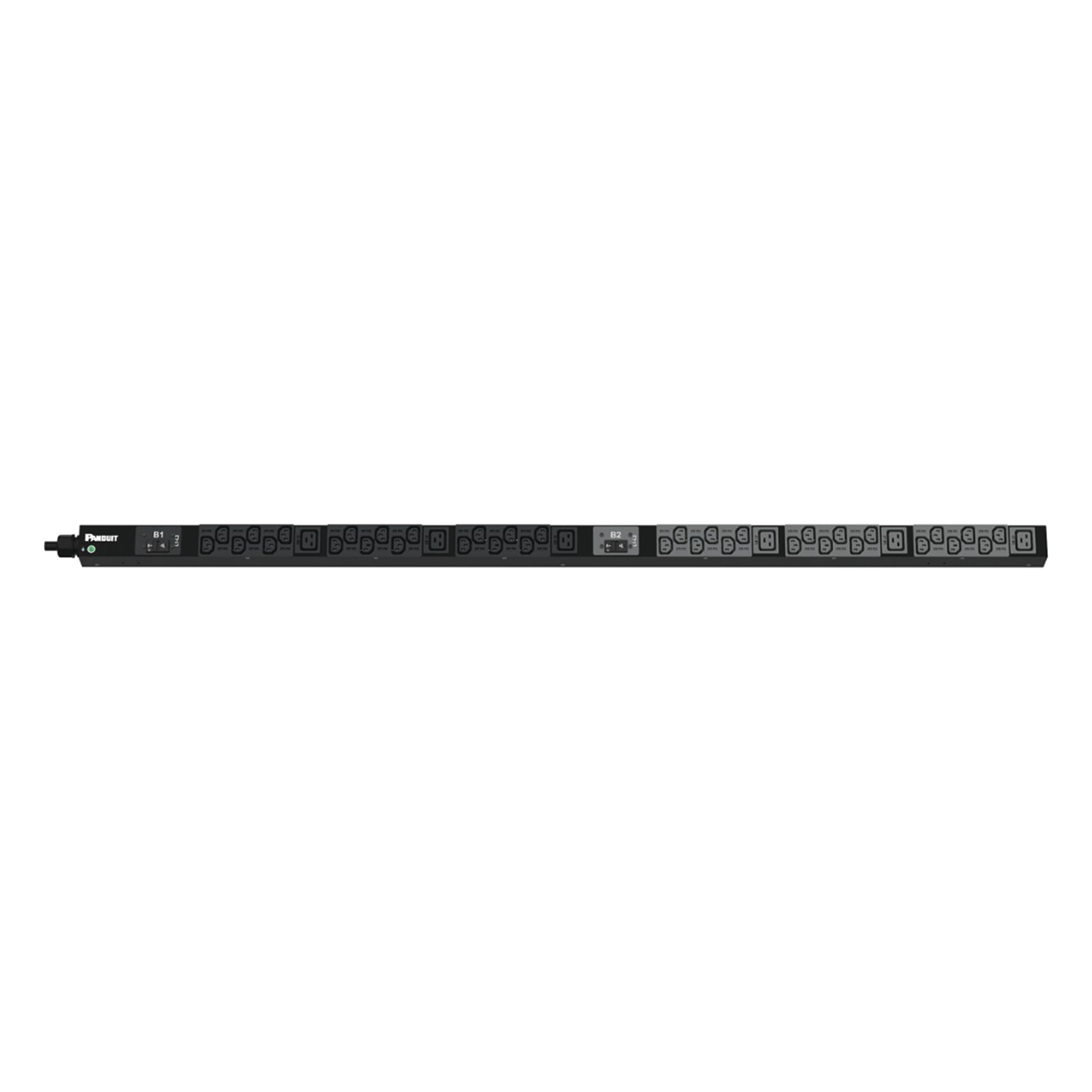 PDU Básico para Distribución de Energía, Enchufe de Entrada NEMA L6-30P, Con 36 Contactos C13 y 6 C19, de Instalación Vertical, 30 Amp, 208 Vca