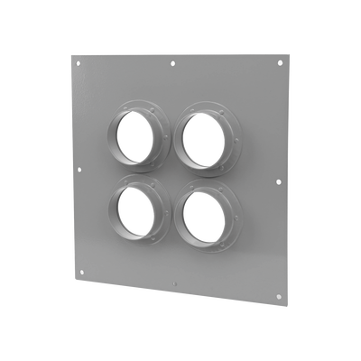 Placa Pasamuros Con Capacidad de 4 Botas de 4