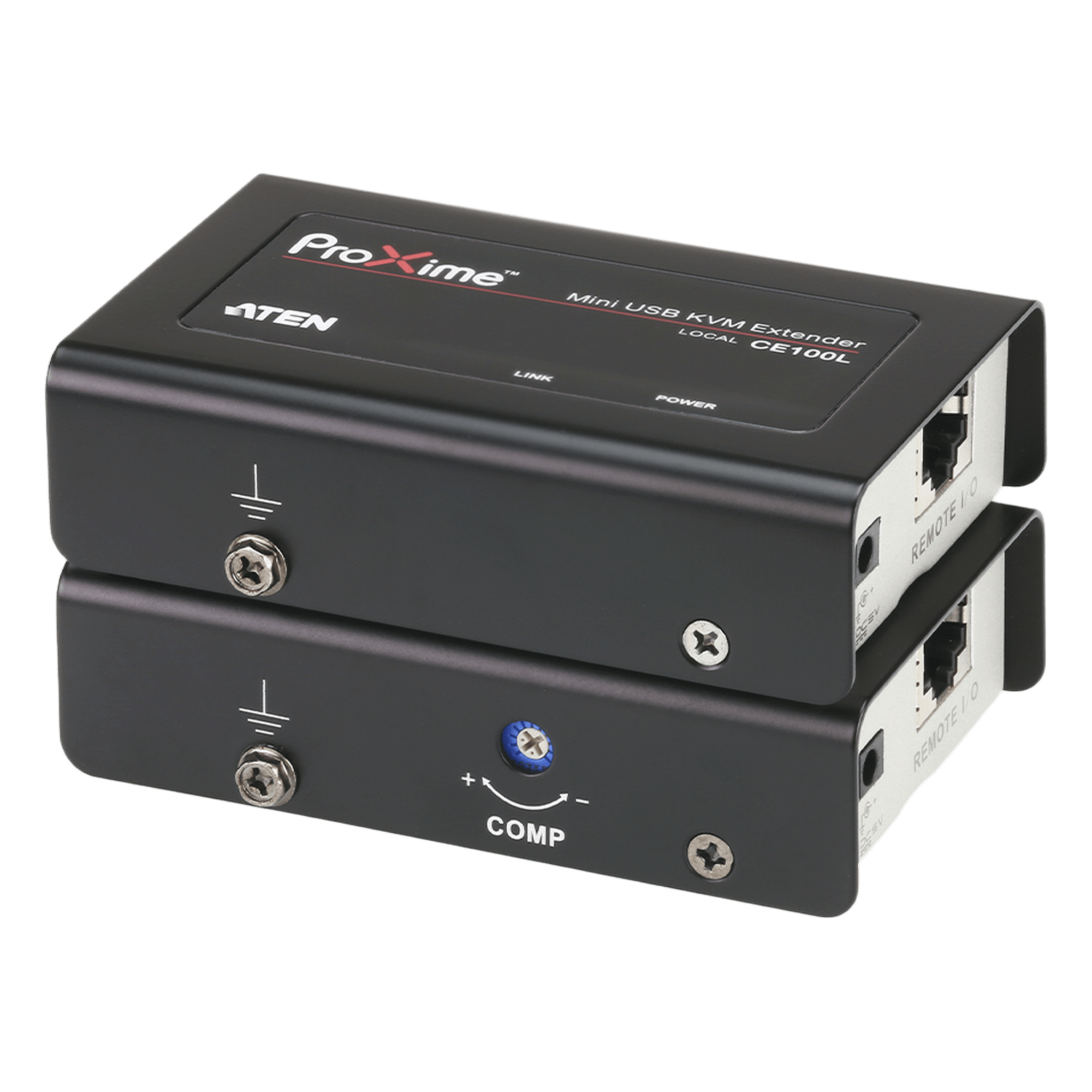 Extensor KVM USB | Acceso remoto PC | Hasta 100 m Cat5e | 1920x1200 | Protección ESD | Ajuste deskew — ATEN · SKU CE100