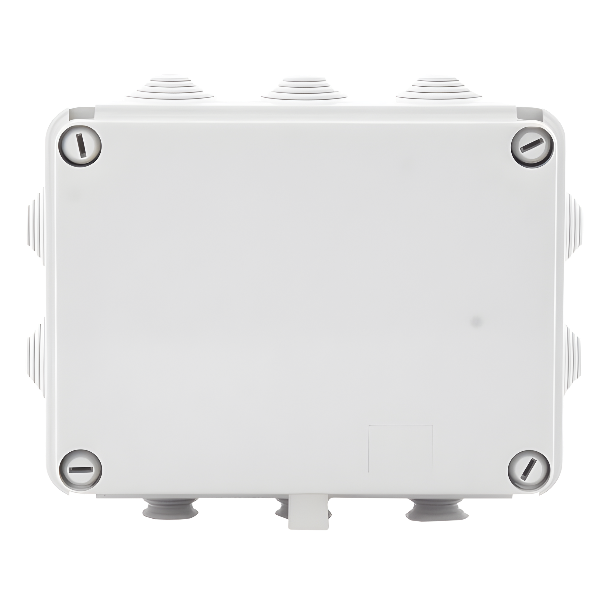 Caja de derivación de PVC Auto-extinguible con 10 entradas, tapa atornillada, 190 x 140 x 70 MM, Para Exterior (IP55)