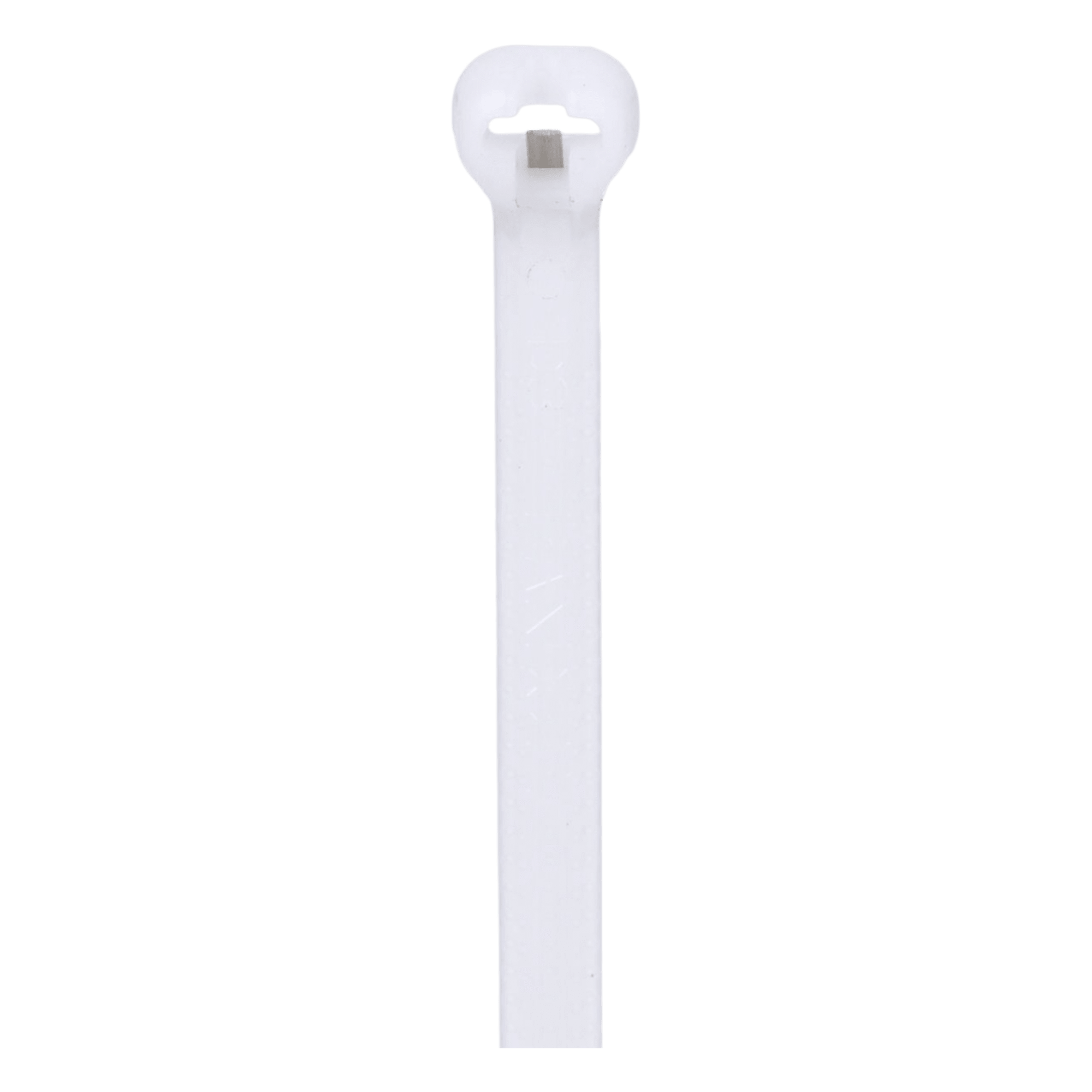 Cincho de Nylon 6.6 Dome-Top® Con Lengüeta de Bloqueo de Acero Inoxidable, 305 mm largo x 4.7mm ancho, Color Natural, Paquete de 100pz — PANDUIT · SKU BT3S-C