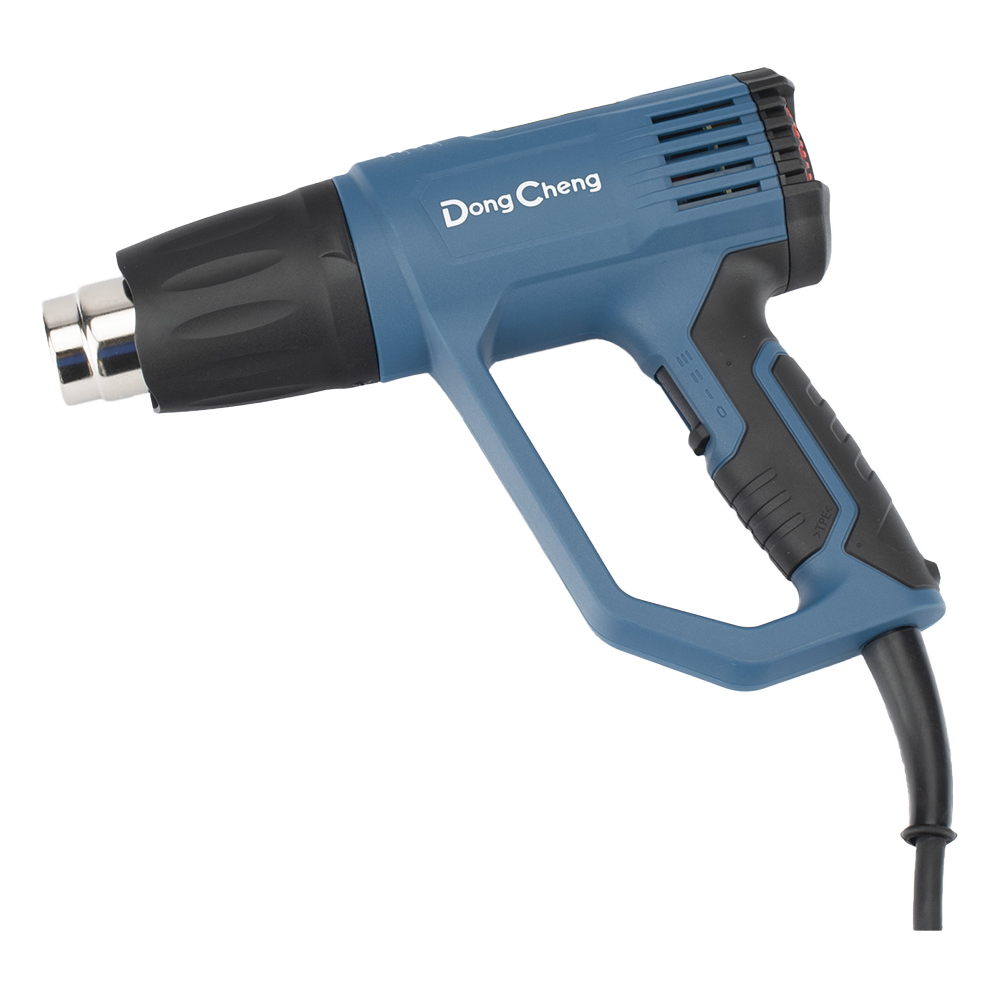 Pistola de Calor de 1600W, con 3 niveles de Temperatura variable, Incluye 2 Boquillas — DONGCHENG · SKU DQB-03-1600