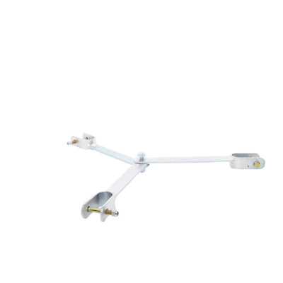 Brida para sujeción de retenida compatible con tramos STZ45, Galvanizado electrolítico.