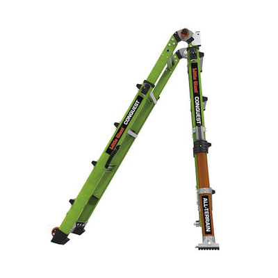 Escalera Multi-Posiciones de 6.7 m (22') para Suelos Inclinados o con Desniveles.