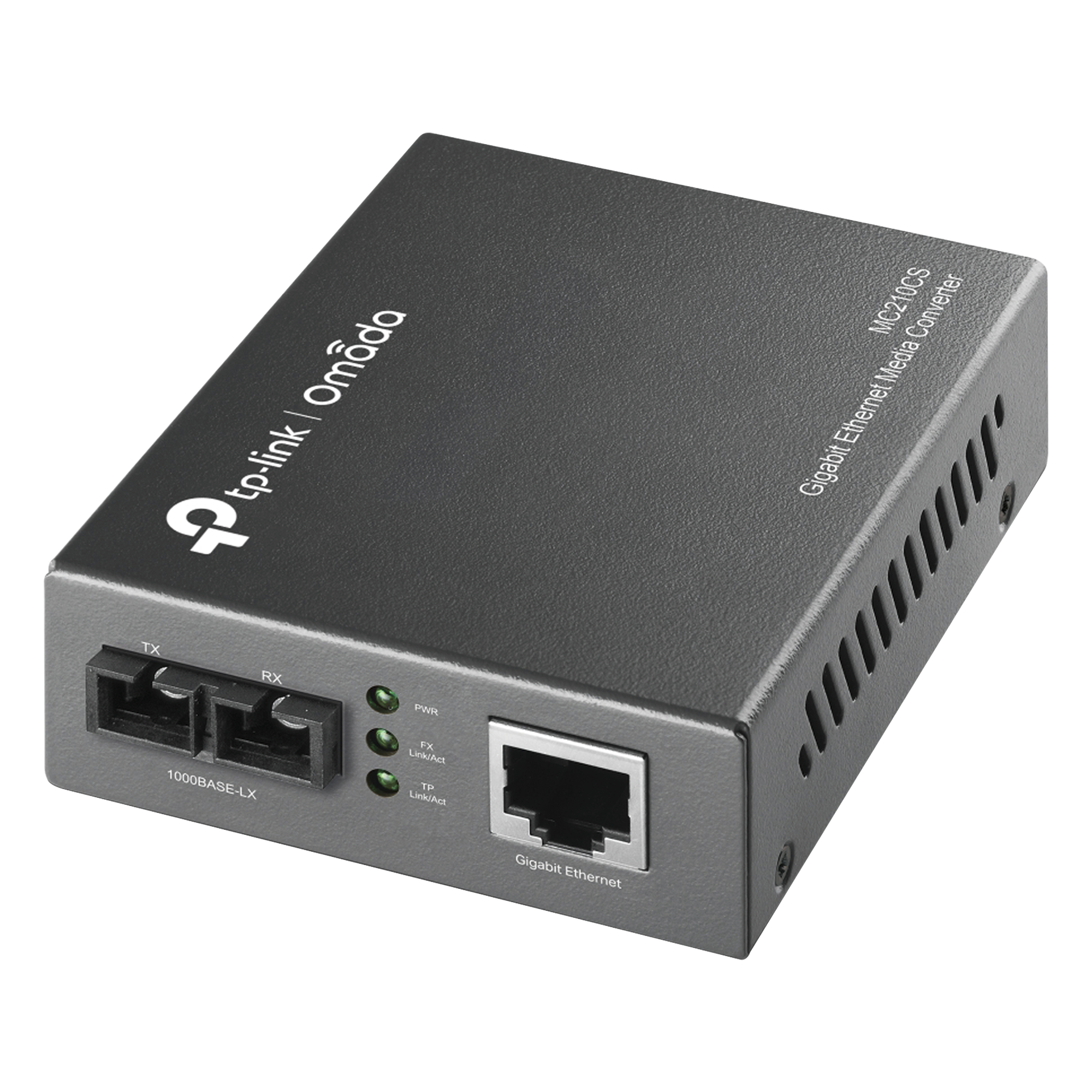 Convertidor Fibra Óptica Monomodo / 1 Puerto RJ45 10/100/1000 Mbps / Puerto Fibra Óptica SC 1000 Mbps / Hasta 20 Km / Plug and Play — TP-LINK · SKU MC210CS