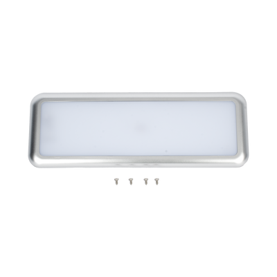 Luz LED Rectangular para interiores, 48 LED, 12-24 Vcd, 1392 lúmenes