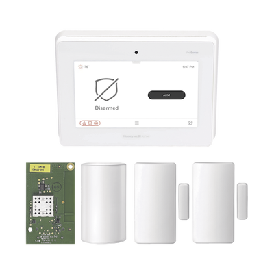 Kit de Panel de Alarma PROA7M con Sensor de Movimiento y 2 Contactos Magnéticos — HONEYWELL HOME RESIDEO · SKU PROA7PMW