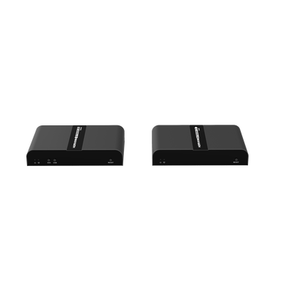 Kit extensor KVM (HDMI y USB 2.0) hasta 100 metros | Resolución 4K @ 30 Hz | Cat 6/6A/7 | CERO LATENCIA | Salida Loop | Soporta Switch Gigabit para control KVM múltiple | Soporta hasta 253 